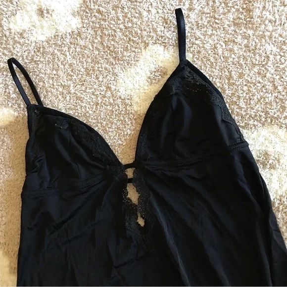 Victoria’s Secret - Very Sexy Babydoll Lace Trim Satin Slip NWOT (M) - Picture 9 of 13